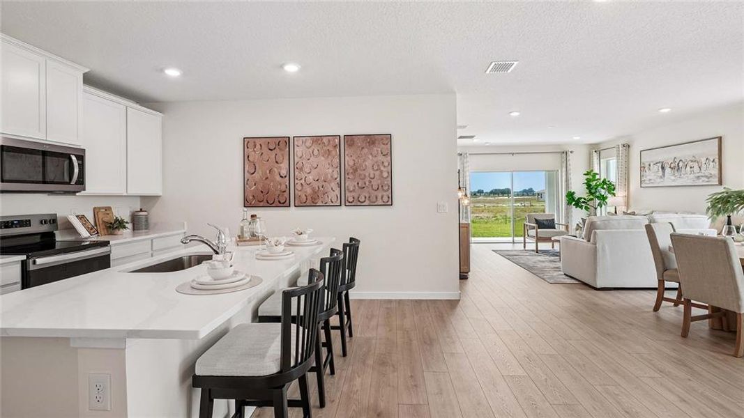 Furnished interior view inside a new home in Ocala Preserve, Ocala (Image 12).