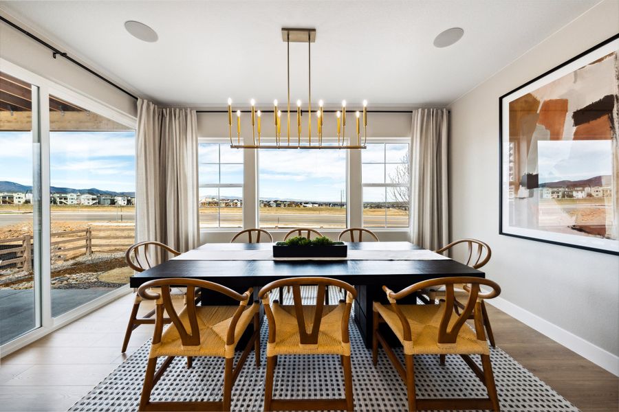 Furnished interior view inside a new home in Sterling Ranch Ascent Village, Littleton (Image 8).