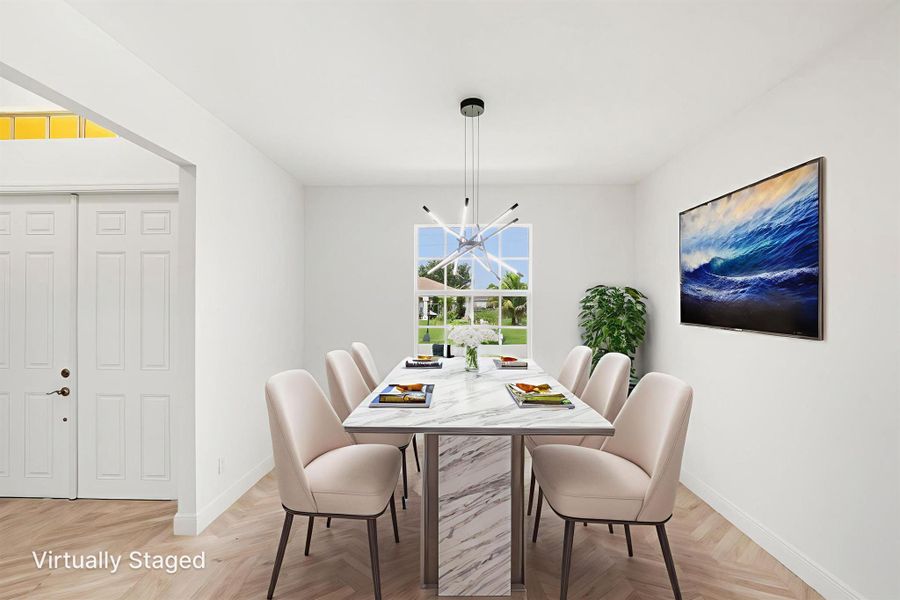 Furnished interior view inside a new home in , Port St. Lucie (Image 3). Furnished interior view inside a new home in , Port St. Lucie (Image 3).