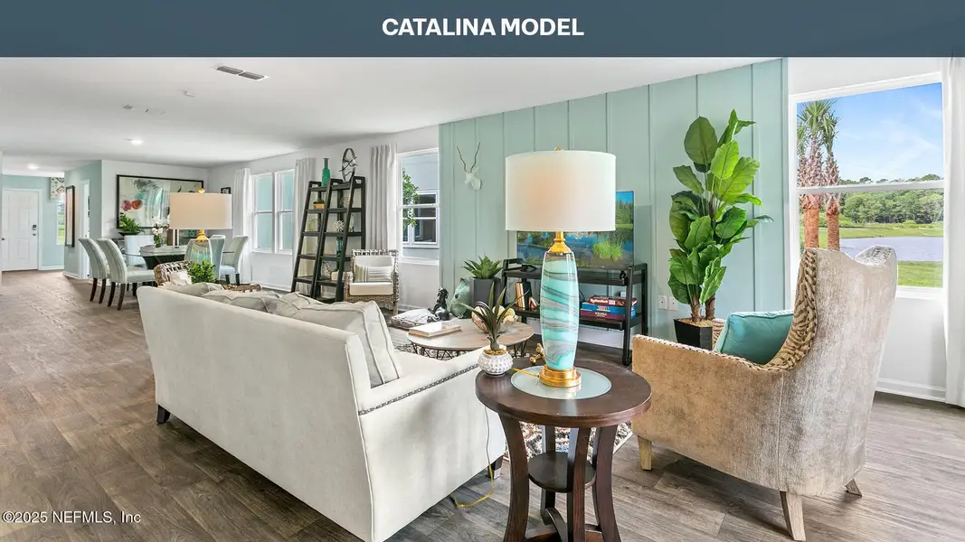 Furnished interior view inside a new home in Copes Landing, Jacksonville (Image 14). Furnished interior view inside a new home in Copes Landing, Jacksonville (Image 14).