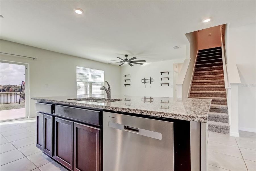 Furnished interior view inside a new home in Lakes at Laurel Highlands, Lakeland (Image 9).