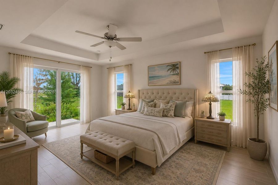 Furnished interior view inside a new home in , Cape Coral (Image 5).