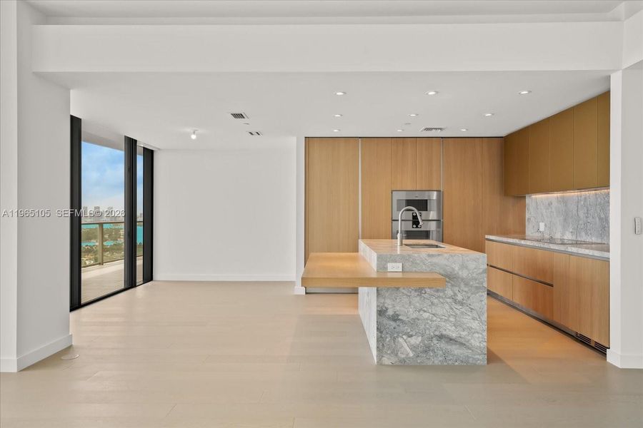 Furnished interior view inside a new home in , Miami Beach (Image 7).