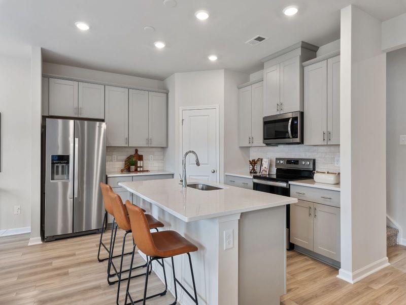 Chatham floorplan modeled at a Meritage Homes community in Stanley, N.C.