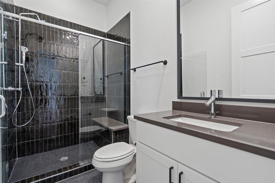 Furnished interior view inside a new home in Spyglass, Austin (Image 30).