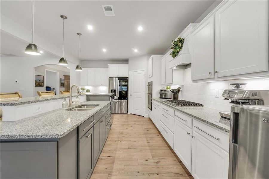 Furnished interior view inside a new home in , Griffin (Image 46).