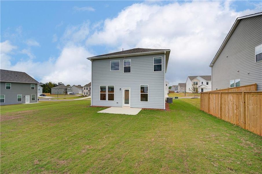 Exterior details and patio area of a home in Chapel Hill, Newnan (Image 4).