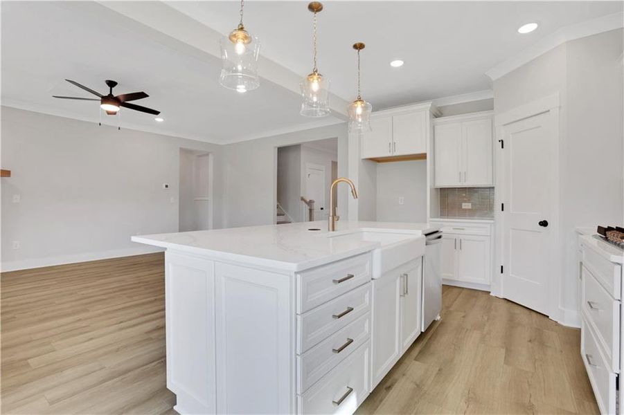 Furnished interior view inside a new home in Twin Lakes, Hoschton (Image 14).