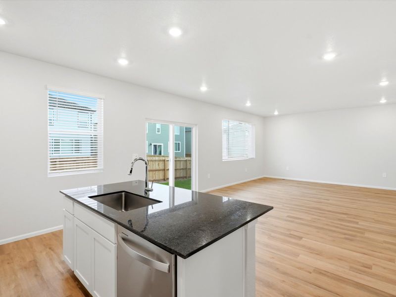 Furnished interior view inside a new home in Frontier Estates - The Trails Collection, Firestone (Image 3).