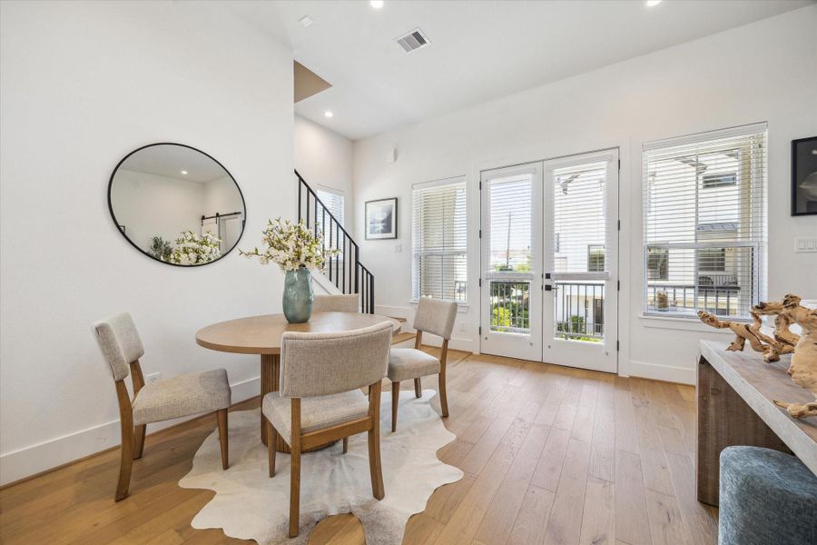Furnished interior view inside a new home in , Houston (Image 20).