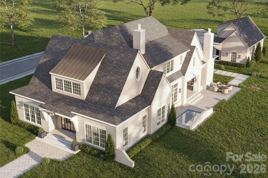 Front exterior of a new home in , Charlotte, NC, highlighting curb appeal (Image 8).