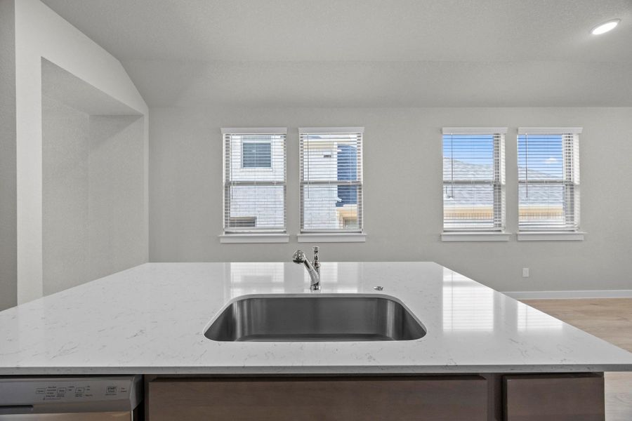 Furnished interior view inside a new home in Lakeside at Tessera, Lago Vista (Image 6). Furnished interior view inside a new home in Lakeside at Tessera, Lago Vista (Image 6).