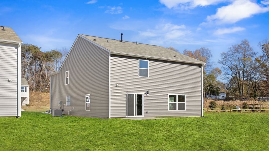Exterior details and patio area of a home in Durbin Meadows, Fountain Inn (Image 3).