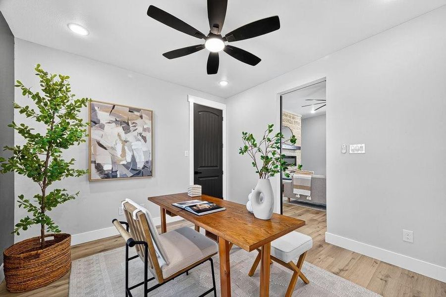 4th Bedroom or Home Office/Study with a closet