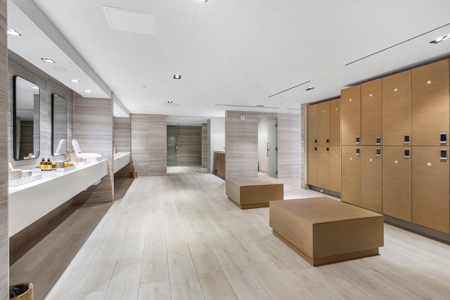 Spa Locker Room