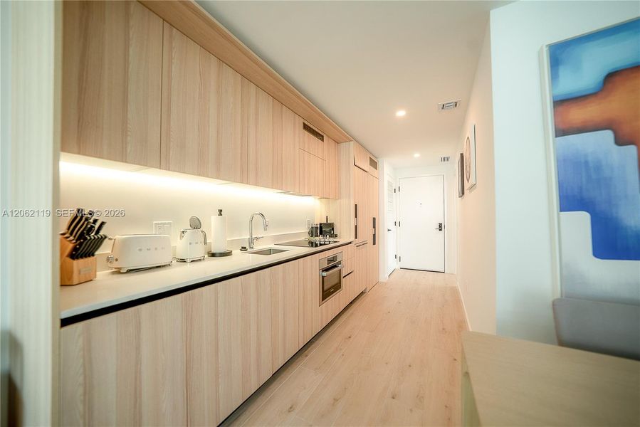 Furnished interior view inside a new home in , Miami (Image 9). Furnished interior view inside a new home in , Miami (Image 9).