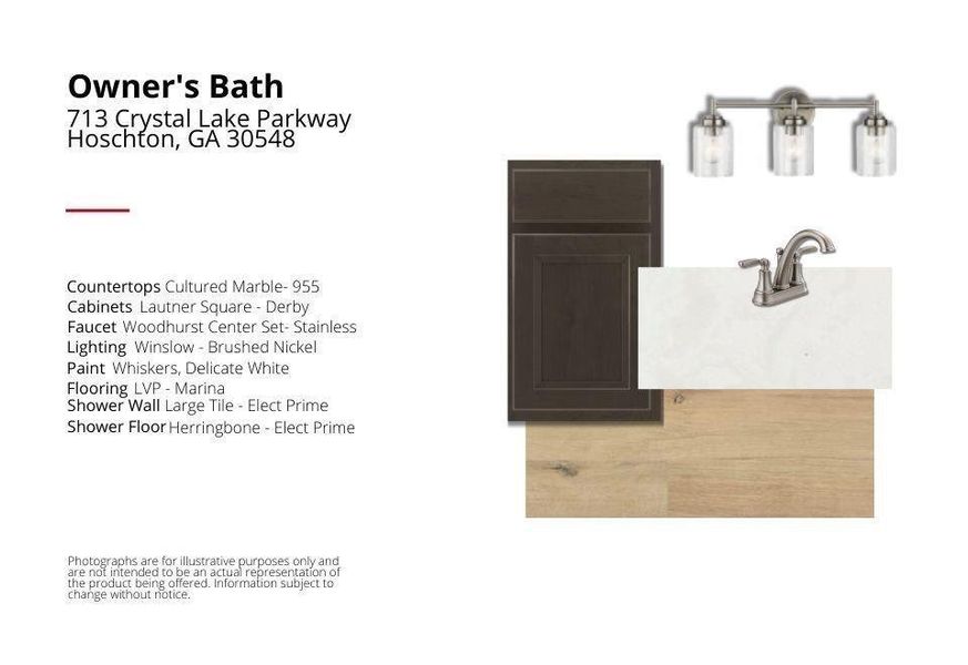 Sample of building materials used in homes in Twin Lakes, Hoschton (Image 4).