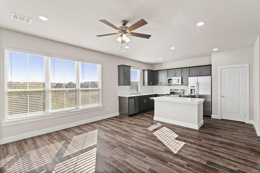 Furnished interior view inside a new home in , Weatherford (Image 5).