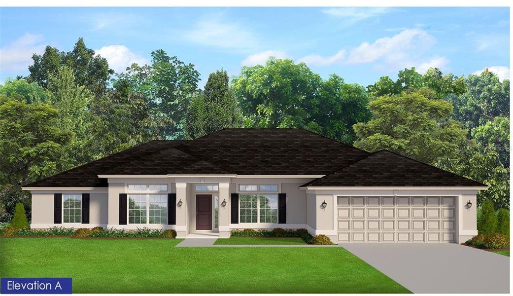 Front exterior of a new home in North Port, North Port, FL, highlighting curb appeal (Image 1). Front exterior of a new home in North Port, North Port, FL, highlighting curb appeal (Image 1).