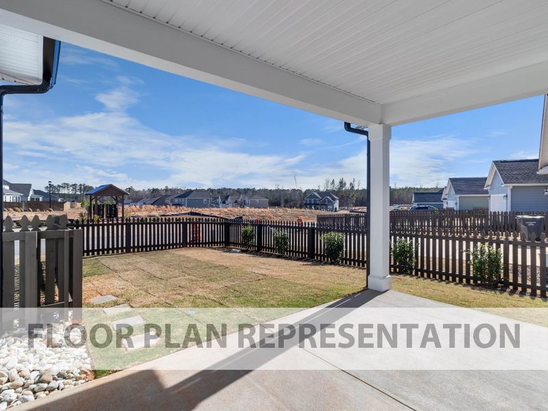 Representative exterior details of a home built from the Finch by Ivey Homes in Tillery Park, Grovetown (Image 3). Representative exterior details of a home built from the Finch by Ivey Homes in Tillery Park, Grovetown (Image 3).