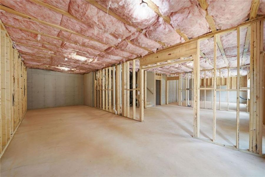 In-progress construction of a new home in , Dawsonville, GA (Image 60).