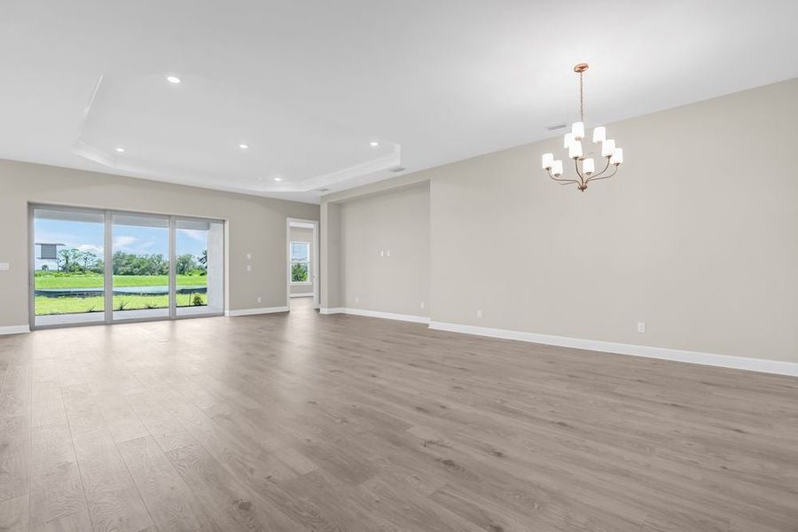 Spacious, unfurnished interior of a new home in Esplanade at Starling, Punta Gorda (Image 11). Spacious, unfurnished interior of a new home in Esplanade at Starling, Punta Gorda (Image 11).