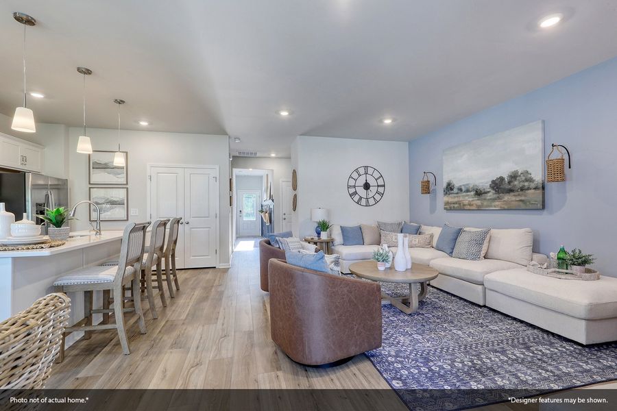 Furnished interior view inside a new home in Fieldstone, Lexington (Image 6).