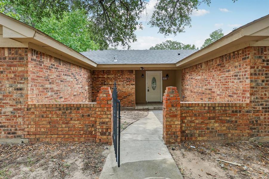 Front exterior of a new home in , Azle, TX, highlighting curb appeal (Image 19). Front exterior of a new home in , Azle, TX, highlighting curb appeal (Image 19).