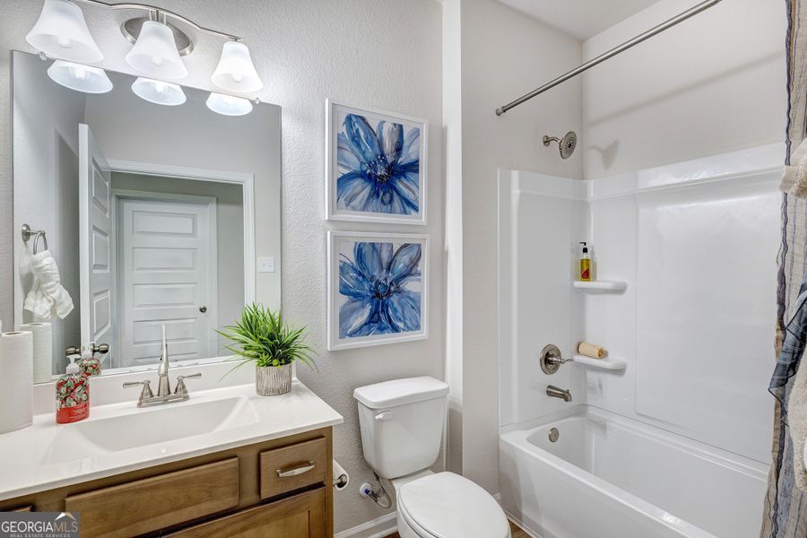 Furnished interior view inside a new home in Trellis Park, Hampton (Image 12).