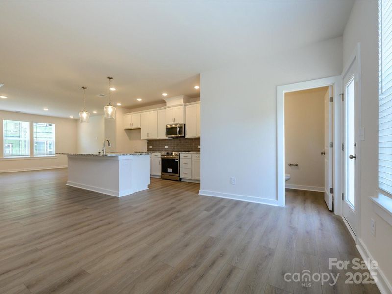 Spacious, unfurnished interior of a new home in Central Living at Craig, Charlotte (Image 14).