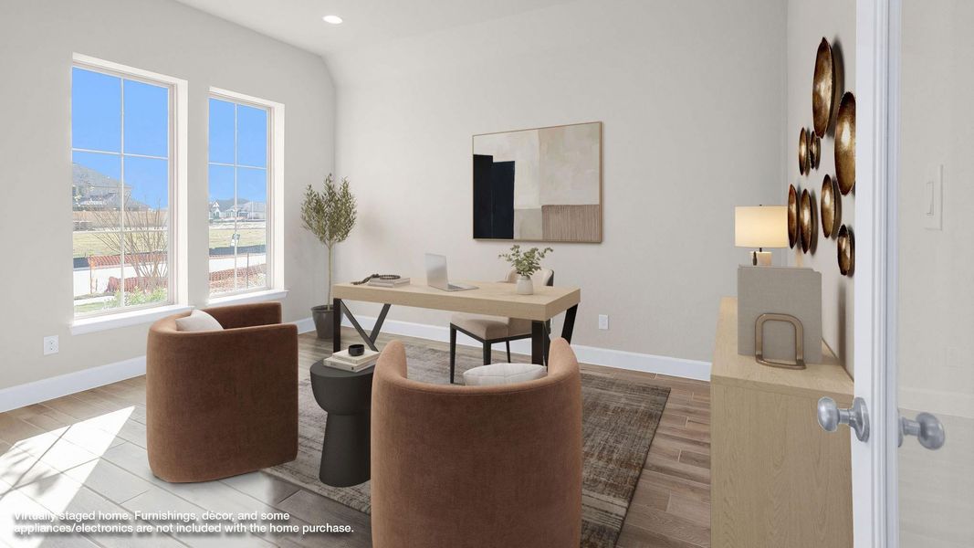 Furnished interior view inside a new home in Everly 50', Hockley (Image 5).