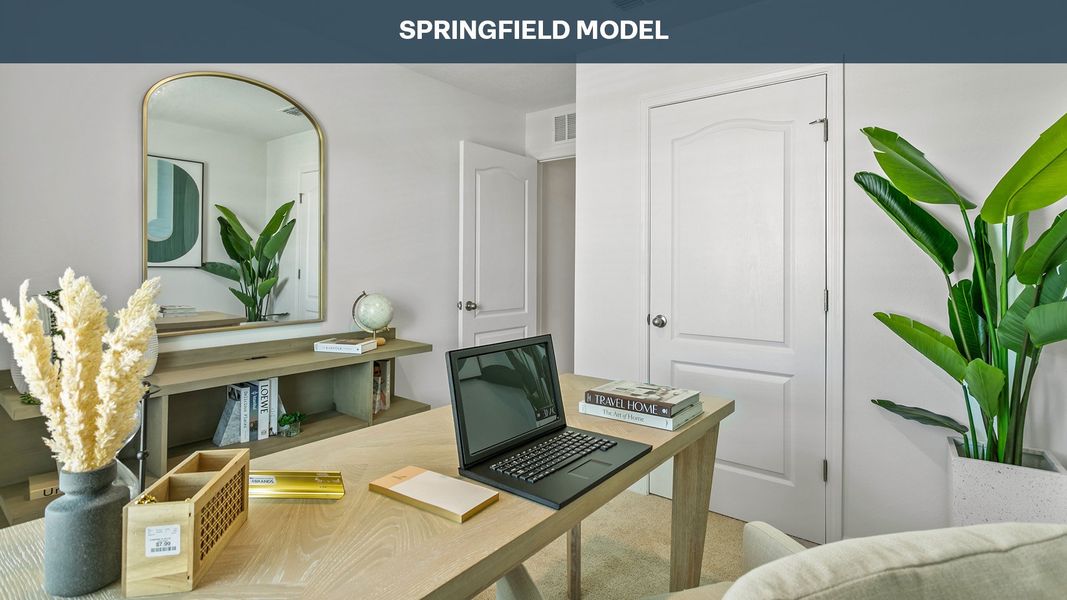 Furnished interior view inside a new home in Stokes Landing, St. Augustine (Image 16).
