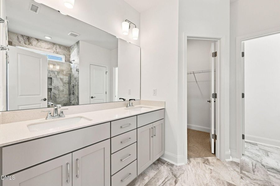 Furnished interior view inside a new home in The Cottages at 78 North, Sanford (Image 17).