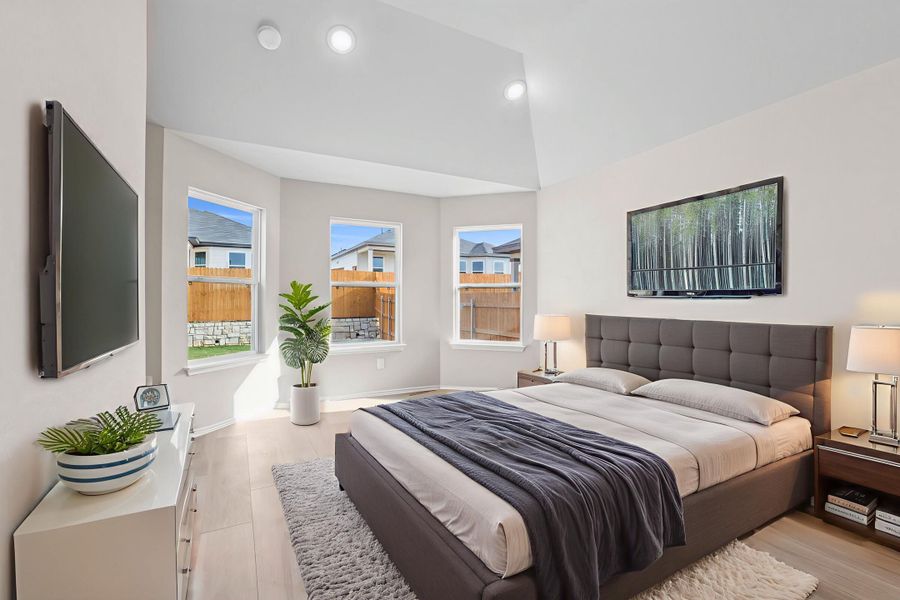 Owner's Bedroom - Virtually Staged