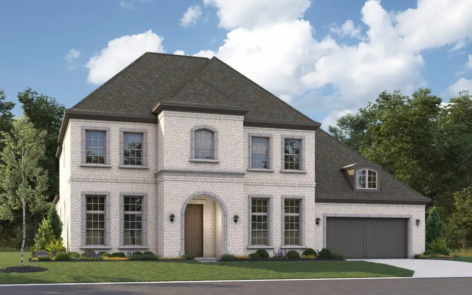 Representative exterior photo of a completed home built from the 6061 by Tradition Homes in The Parks at Wilson Creek, Celina, TX (Image 3).