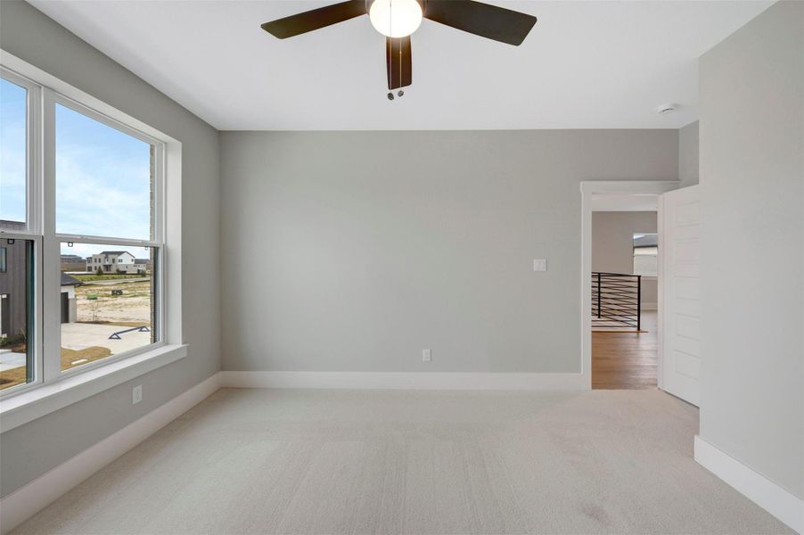 Spacious, unfurnished interior of a new home in Easthaven at Bridgeland Central - Horizon Collection, Cypress (Image 20).