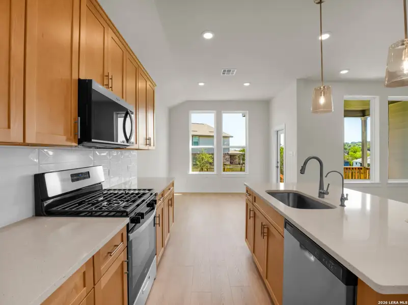 Furnished interior view inside a new home in Comanche Ridge, San Antonio (Image 6).