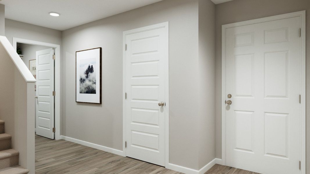 Representative unfurnished interior of a home built from the The Cortona by Legend Homes in Hunters Ranch, San Antonio (Image 21).