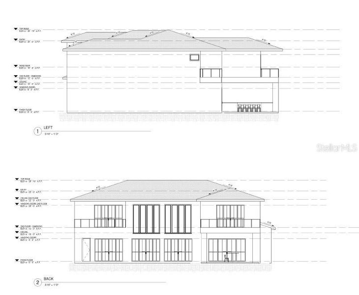 Exterior rendering of this home design in , Windermere, FL (Image 3).