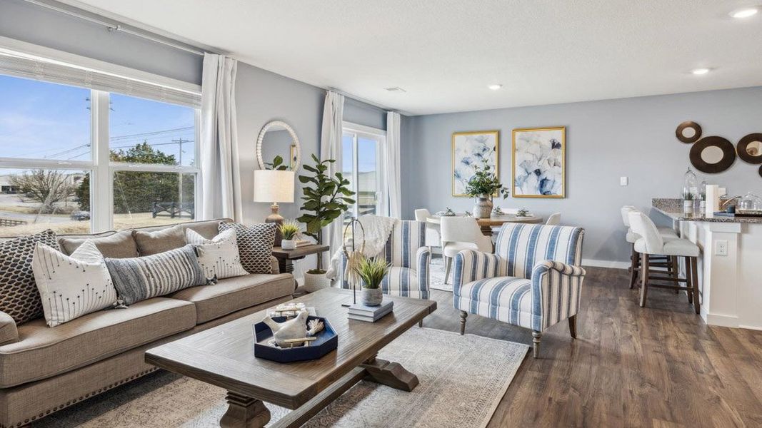 Furnished interior view inside a new home in Oak Hill, Vonore (Image 5). Furnished interior view inside a new home in Oak Hill, Vonore (Image 5).