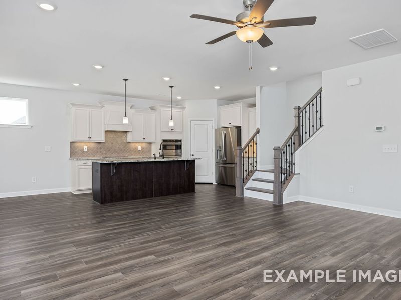Representative unfurnished interior of a home built from the The Grace A by Davidson Homes LLC in Gregory Village, Lillington (Image 23).