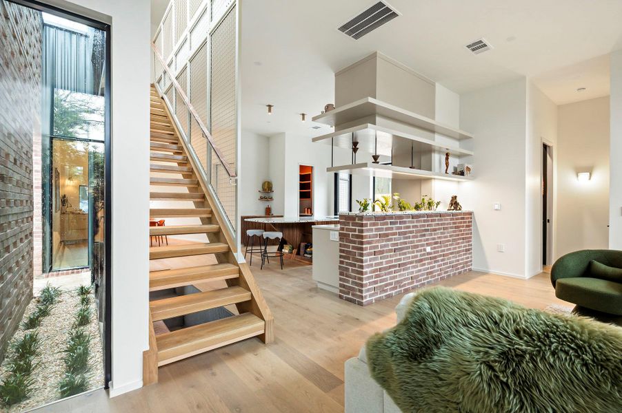 Furnished interior view inside a new home in , Austin (Image 17).
