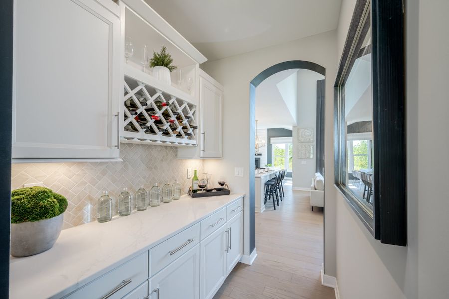Representative furnished interior of a home built from the Leland by Fischer Homes in Hidden Fields, Hoschton (Image 7).