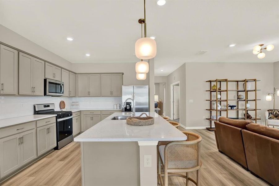 Furnished interior view inside a new home in , Land O' Lakes (Image 15).
