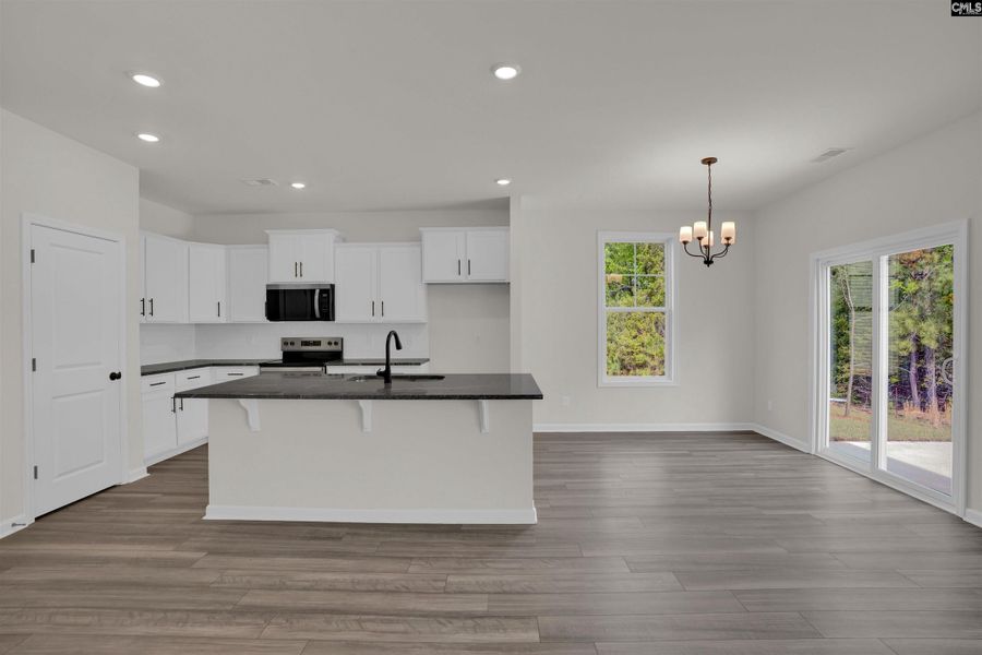 Furnished interior view inside a new home in Rolling Hills, Prosperity (Image 9). Furnished interior view inside a new home in Rolling Hills, Prosperity (Image 9).