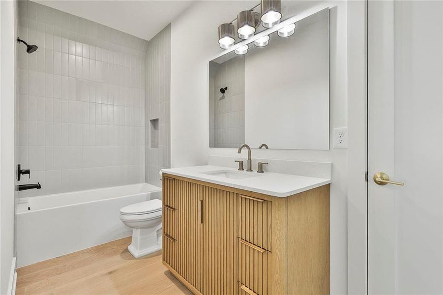 Furnished interior view inside a new home in Gardens at Arbor Springs, Newnan (Image 14).