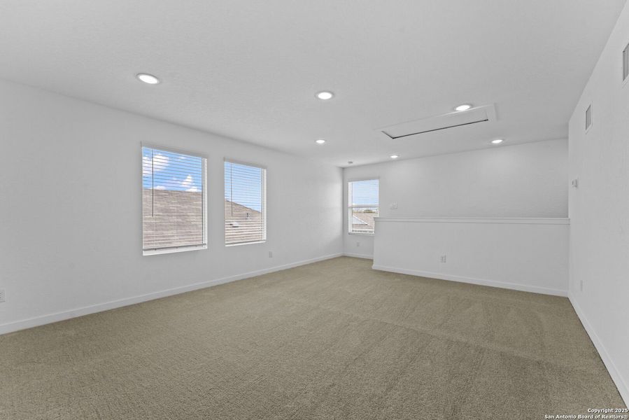 Spacious, unfurnished interior of a new home in Parkside: Coastline Collection, New Braunfels (Image 21). Spacious, unfurnished interior of a new home in Parkside: Coastline Collection, New Braunfels (Image 21).