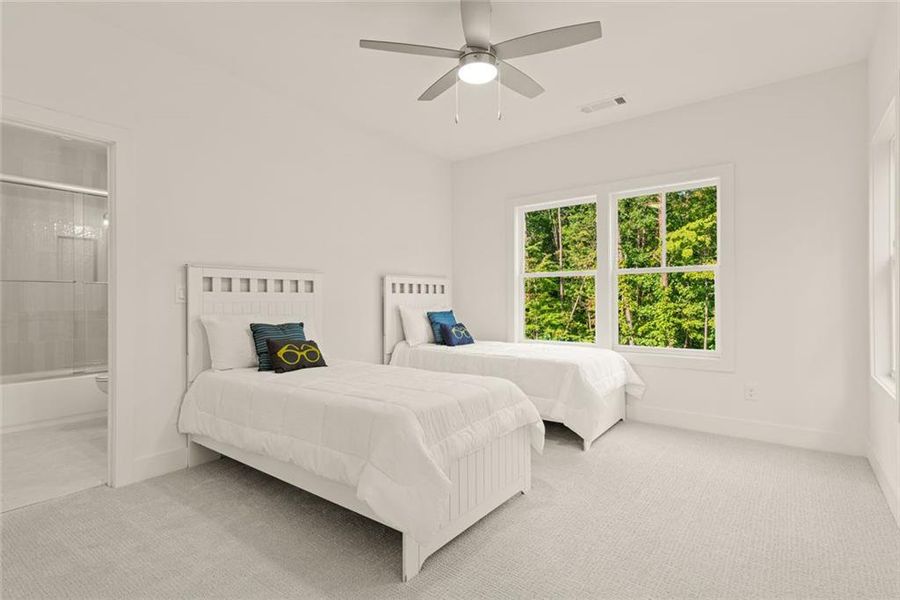 Furnished interior view inside a new home in , Ball Ground (Image 38).