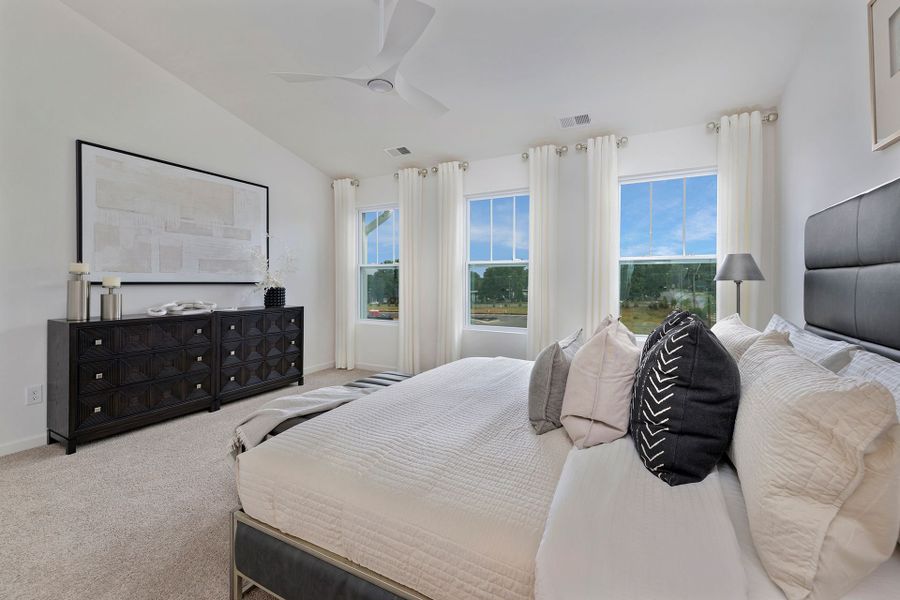 Representative furnished interior of a home built from the Miles II TH by True Homes in Ardmore Townhomes, Winston-Salem (Image 16).