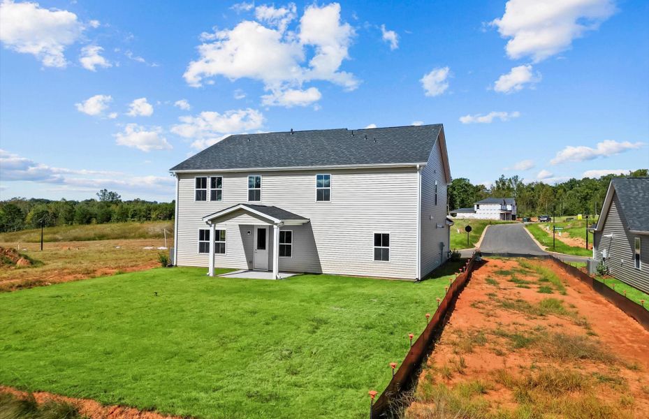 Exterior details and patio area of a home in Sweetwater Hills, Moore (Image 4).